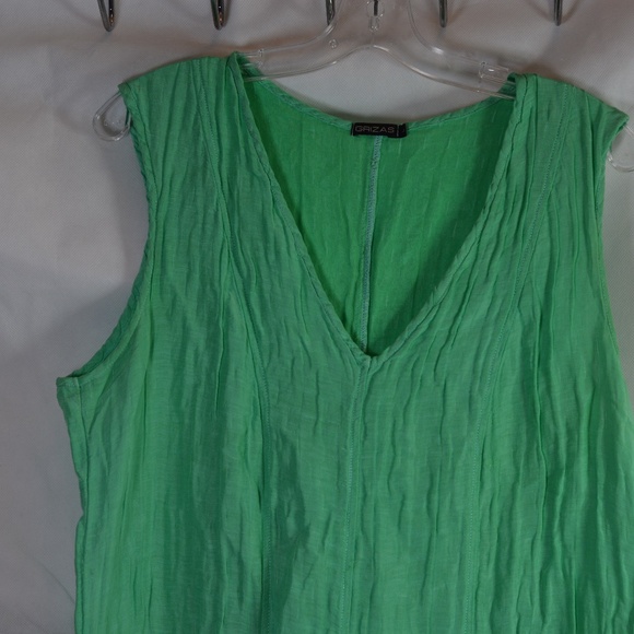 Light & Airy Slip on and Go/Beach/Summer Crinkle Dress SZ L Grazes - Picture 4 of 8